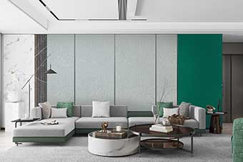 宜昌轻奢风格-客厅