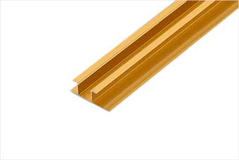 宜昌航空纤维墙咔铝合金带灯中条（钛金氧化）