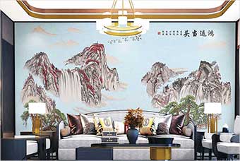 宜昌森佰汇航空纤维墙咔（鸿运当头）